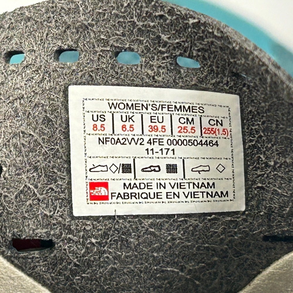 North Face Running Shoe Litewave Flow Womens Sz 8.5 Outdoor Terrain Trail Vibram - Picture 10 of 12